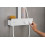 Komplet prysznicowy 250 1jet EcoSmart z termostatem ShowerTablet 350 Biały Matowy Rainfinity Hansgrohe (28742700)