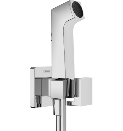 Główka prysznicowa Bidette 1 jet E EcoSmart dla wody zimnej z uchwytem i wężem prysznicowym 125 cm Chrom Hansgrohe (29231000)