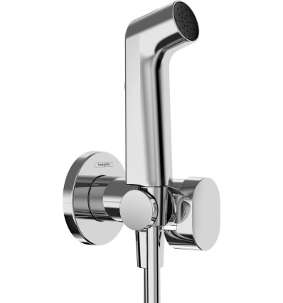 Główka prysznicowa Bidette 1jet S EcoSmart z mieszaczem, uchwytem i wężem prysznicowym 125 cm Chrom Hansgrohe (29232000)
