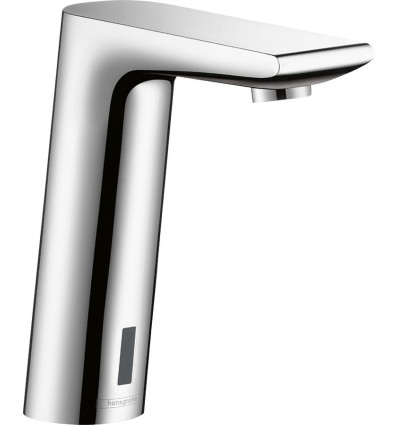 Elektroniczna bateria umywalkowa ze wstępną regulacją temperatury, zasilana baterią Chrom Metris S Hansgrohe (31101000)