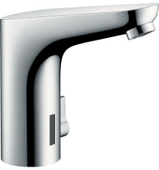 Elektroniczna bateria umywalkowa z bieżącą regulacją temperatury, zasilana baterią Chrom Focus Hansgrohe (31171000)