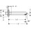 Wylewka wannowa Chrom Metris Hansgrohe (31494000)