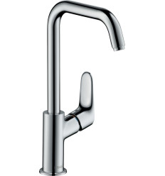 Jednouchwytowa bateria umywalkowa 240 z obrotową wylewką bez kompletu odpływowego Chrom Focus Hansgrohe (31519000)