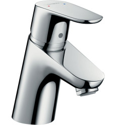 Jednouchwytowa bateria umywalkowa 70 z kompletem odpływowym z cięgłem Chrom Focus Hansgrohe (31730000)