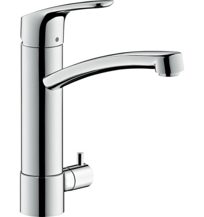 Jednouchwytowa bateria kuchenna 200, z zaworem umożliwiającym podłączenie zmywarki Chrom Focus M41 Hansgrohe (31803000)