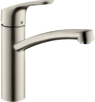 Jednouchwytowa bateria kuchenna 160, 1jet Stal Szlachetna Finish Focus M41 Hansgrohe (31806800)