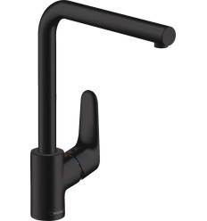 Jednouchwytowa bateria kuchenna 280, 1jet Czarny Matowy Focus M41 Hansgrohe (31817670)