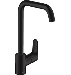 Jednouchwytowa bateria kuchenna 260, 1jet Czarny Matowy Focus M41 Hansgrohe (31820670)