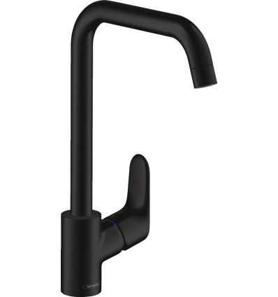 Jednouchwytowa bateria kuchenna 260, 1jet Czarny Matowy Focus M41 Hansgrohe (31820670)