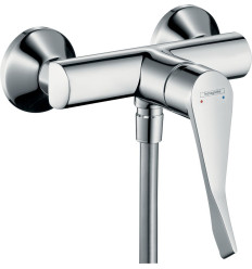 Jednouchwytowa bateria prysznicowa Care z długim uchwytem 12,1 cm, natynkowa Chrom Focus Hansgrohe (31916000)