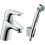 Jednouchwytowa bateria umywalkowa 70 z główką Bidette i wężem 160 cm bez kompletu odpływowego Chrom Focus Hansgrohe (31926000)