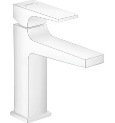 Bateria umywalkowa 110 z kompletem odpływowym Push-Open Biały Matowy Metropol Hansgrohe (32507700)