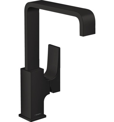 Bateria umywalkowa 230 z kompletem odpływowym Push-Open Czarny Matowy Metropol Hansgrohe (32511670)