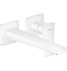 Bateria umywalkowa z wylewką 22,5 cm, ścienna, podtynkowa Biały Matowy Metropol Hansgrohe (32526700)