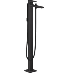 Bateria wannowa wolnostojąca Czarny Matowy Metropol Hansgrohe (32532670)