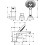 Bateria nawannowa 3 otworowa Chrom Metropol Hansgrohe (32551000)