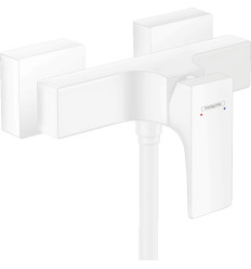 Bateria prysznicowa natynkowa Biały Matowy Metropol Hansgrohe (32560700)