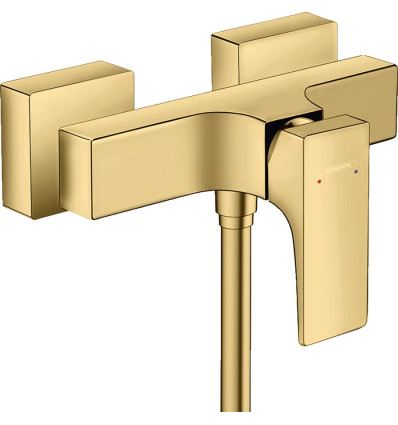 Bateria prysznicowa natynkowa Złoty Optyczny Polerowany Metropol Hansgrohe (32560990)