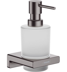 Dozownik szczotkowany AddStoris czarny chrom szczotkowany Hansgrohe (41745340)