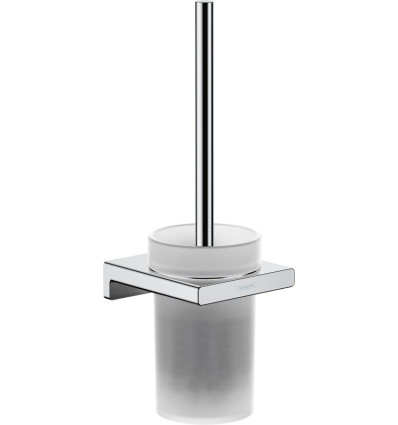 Szczotka do WC z pojemnikiem ścienna AddStoris chrom Hansgrohe (41752000)