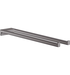 Wieszak szczotkowany AddStoris czarny chrom szczotkowany Hansgrohe (41770340)