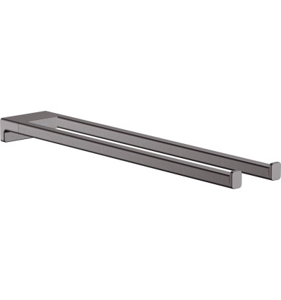 Wieszak szczotkowany AddStoris czarny chrom szczotkowany Hansgrohe (41770340)