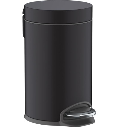 Kosz na śmieci z pedałem AddStoris czarny mat Hansgrohe (41775670)