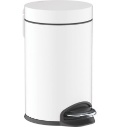 Kosz na śmieci z pedałem AddStoris biały mat Hansgrohe (41775700)