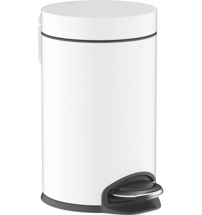 Kosz na śmieci z pedałem AddStoris biały mat Hansgrohe (41775700)