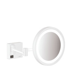 Lusterko kosmetyczne z oświetleniem LED AddStoris biały mat Hansgrohe (41790700)