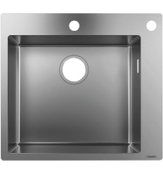 2-F450 Zlewozmywak nablatowy 450 Stal Szlachetna S71 Hansgrohe (43305800)