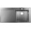 7-F450 Zlewozmywak nablatowy 450 z ociekaczem po lewej stronie Stal Szlachetna S71 Hansgrohe (43307800)