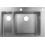 2-F655 Zlewozmywak nablatowy 180/450 Stal Szlachetna S71 Hansgrohe (43310800)