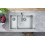 2-F655 Zlewozmywak nablatowy 180/450 Stal Szlachetna S71 Hansgrohe (43310800)