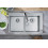 2-F765 Zlewozmywak nablatowy 370/370 Stal Szlachetna S71 Hansgrohe (43311800)