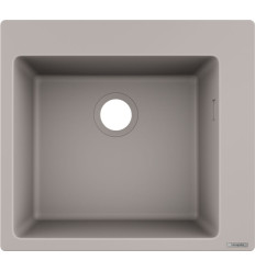 0-F450 Zlewozmywak nablatowy 450 szarość betonu S51 Hansgrohe (43312380)