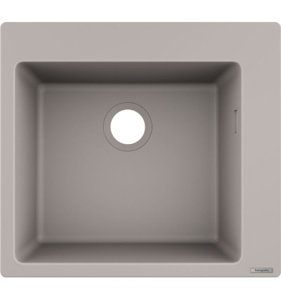 0-F450 Zlewozmywak nablatowy 450 szarość betonu S51 Hansgrohe (43312380)