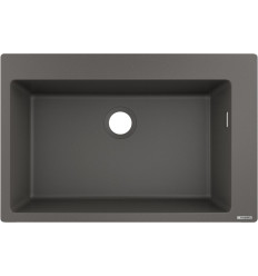 0-F660 Zlewozmywak nablatowy 660 kamienna szarość S51 Hansgrohe (43313290)