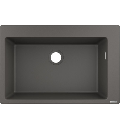 0-F660 Zlewozmywak nablatowy 660 kamienna szarość S51 Hansgrohe (43313290)