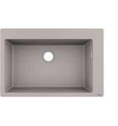 0-F660 Zlewozmywak nablatowy 660 szarość betonu S51 Hansgrohe (43313380)