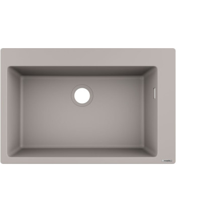 0-F660 Zlewozmywak nablatowy 660 szarość betonu S51 Hansgrohe (43313380)