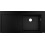4-F450 Zlewozmywak nablatowy 450 z ociekaczem po lewej stronie czarny grafitowy S51 Hansgrohe (43314170)