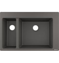 0-F635 Zlewozmywak nablatowy 180/450 kamienna szarość S51 Hansgrohe (43315290)