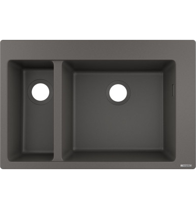 0-F635 Zlewozmywak nablatowy 180/450 kamienna szarość S51 Hansgrohe (43315290)