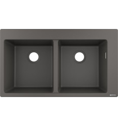0-F770 Zlewozmywak nablatowy 370/370 kamienna szarość S51 Hansgrohe (43316290)