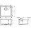 9-U450 Zlewozmywak podblatowy 450 Stal Szlachetna S71 Hansgrohe (43426800)