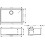 9-U660 Zlewozmywak podblatowy 660 Stal Szlachetna S71 Hansgrohe (43428800)