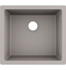 0-U450 Zlewozmywak podblatowy 450 szarość betonu S51 Hansgrohe (43431380)