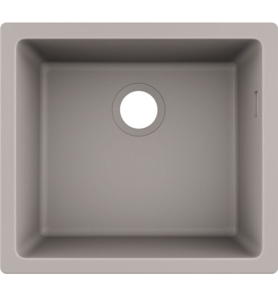 0-U450 Zlewozmywak podblatowy 450 szarość betonu S51 Hansgrohe (43431380)