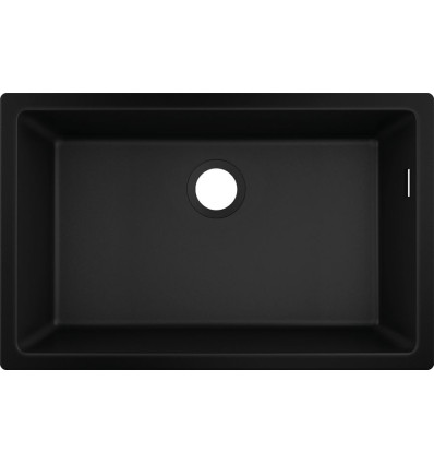 0-U660 Zlewozmywak podblatowy 660 czarny grafitowy S51 Hansgrohe (43432170)